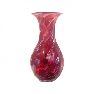 Ruby vase perfect for ruby wedding